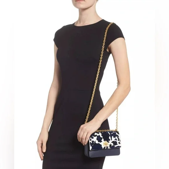 NWT Luxury Maximalist Couture Authentic Tory Burch Kira Fil Coupé Shoulder Bag - Picture 3 of 17